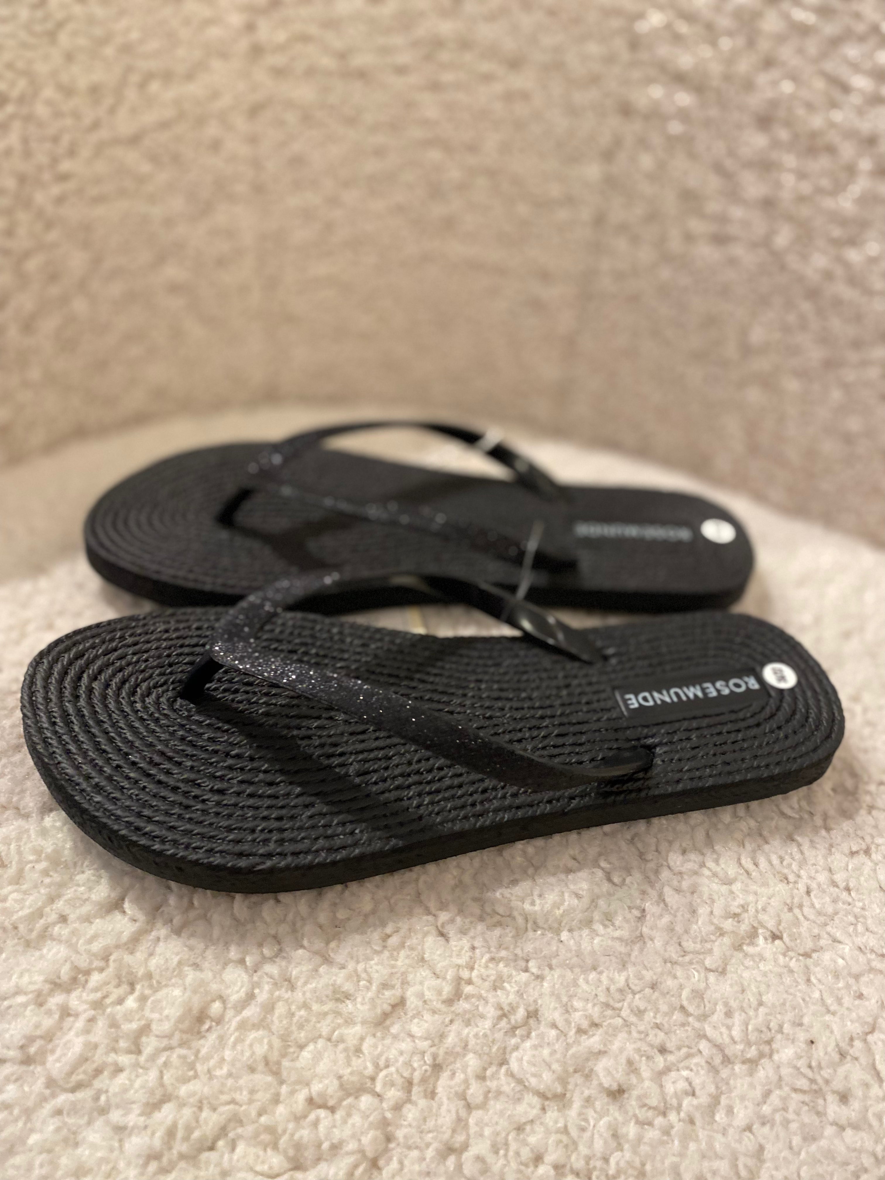 Rosemunde - Klipklapper - Sort Glitter