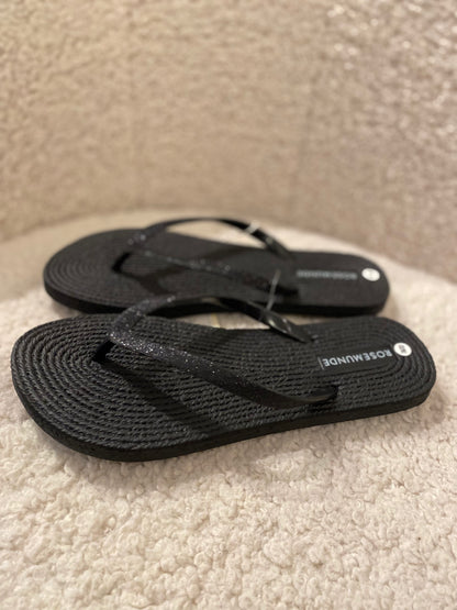 Rosemunde - Klipklapper - Sort Glitter