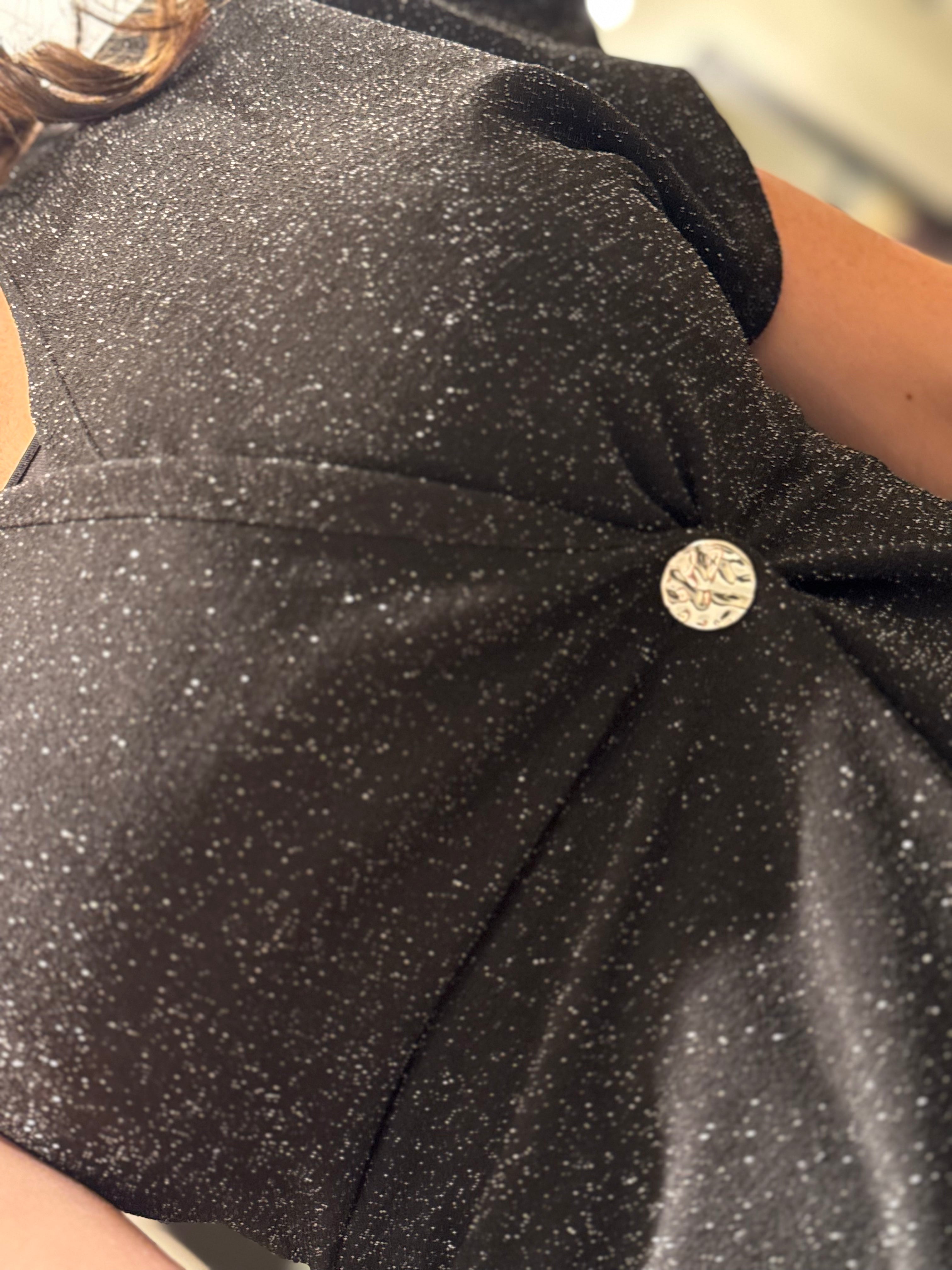 Sisters Point - Glut - Bluse Sort/Sølv