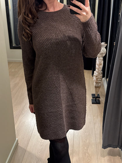 ONLY - Carol - Strik Kjole Chokolade