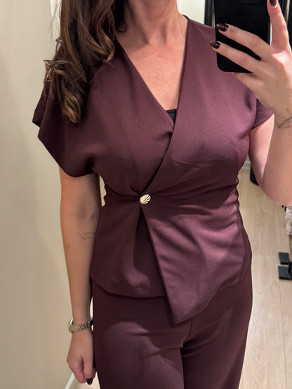 Sisters Point - Glut - Bluse Bordeaux