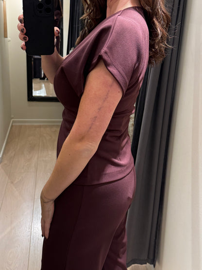 Sisters Point - Glut - Bluse Bordeaux