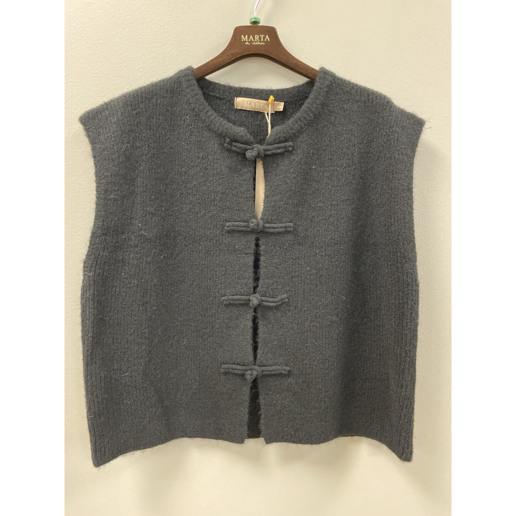 MARTA DU CHATEAU Celestia - Vest - Sort
