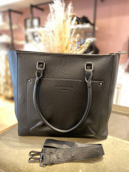 Rosemunde - Shopper - Sort M. Ox