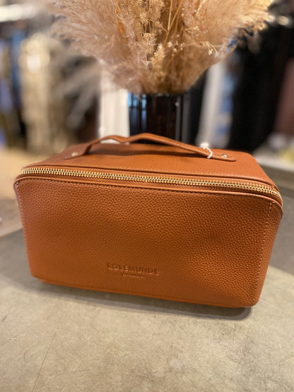 Rosemunde - Makeup Taske Cognac Guld