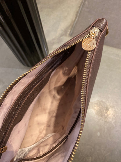 Rosemunde clutch - Brun Mørk M. Guld