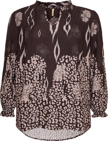 Ofelia - Laura - Bluse - Brun