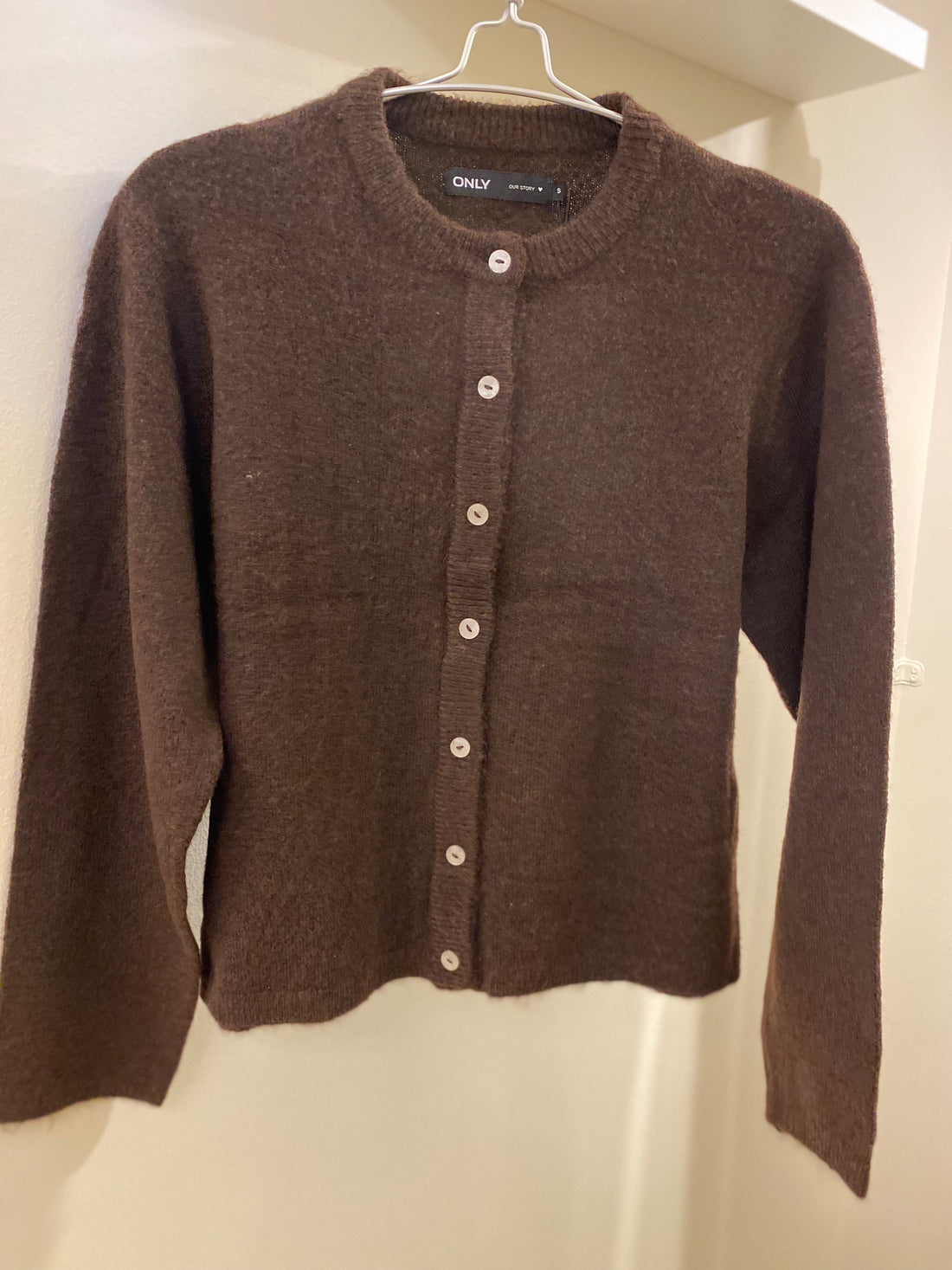 ONLY - Simoni - Cardigan Chokolade Brun