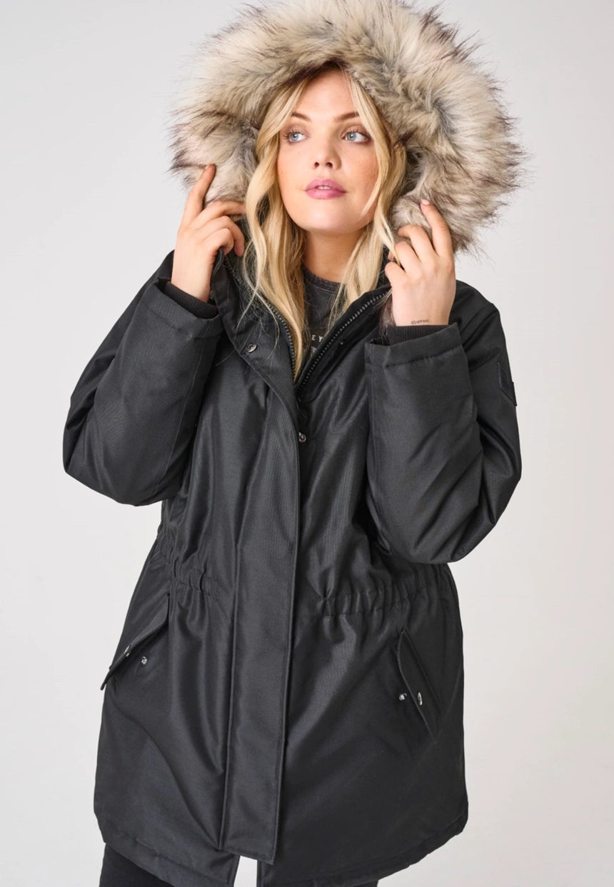 Only Carmakoma - Irena Parka - Jakke - Sort