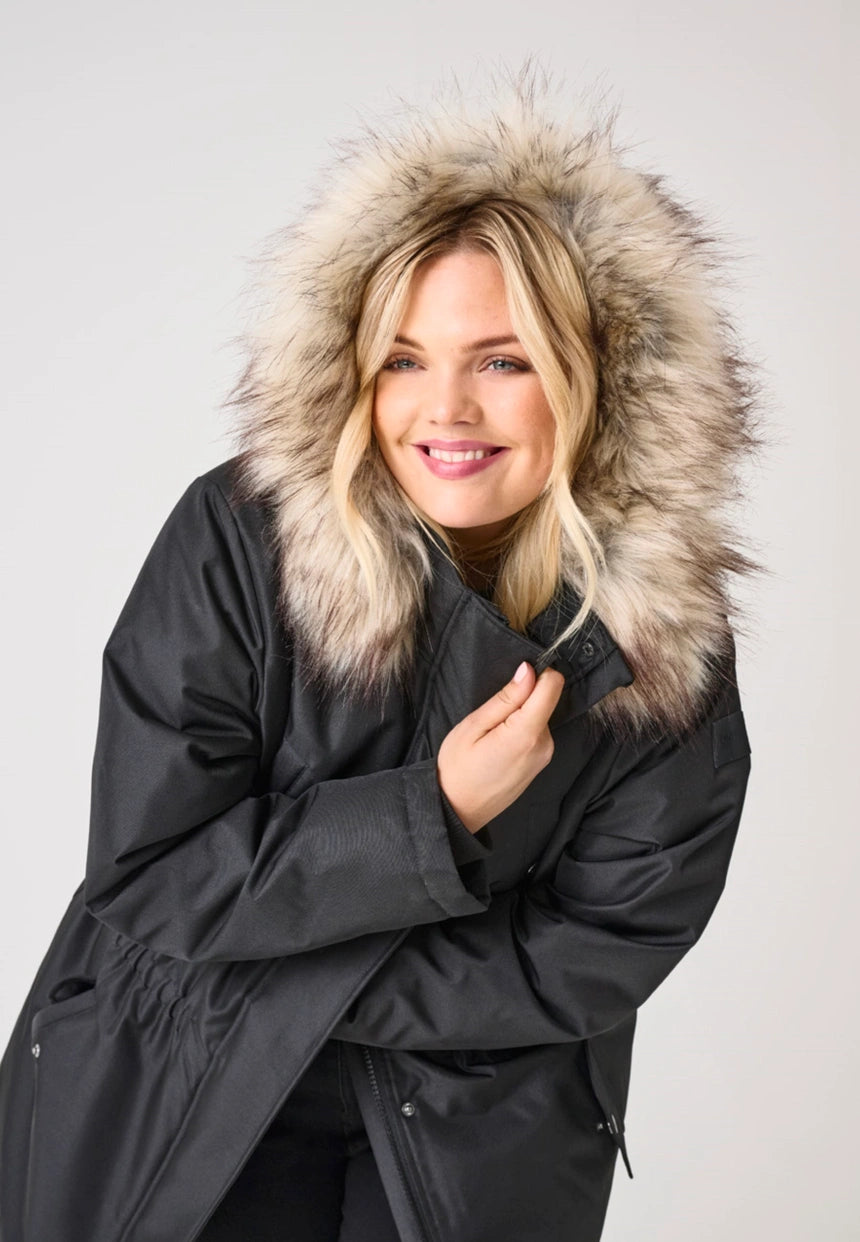Only Carmakoma - Irena Parka - Jakke - Sort