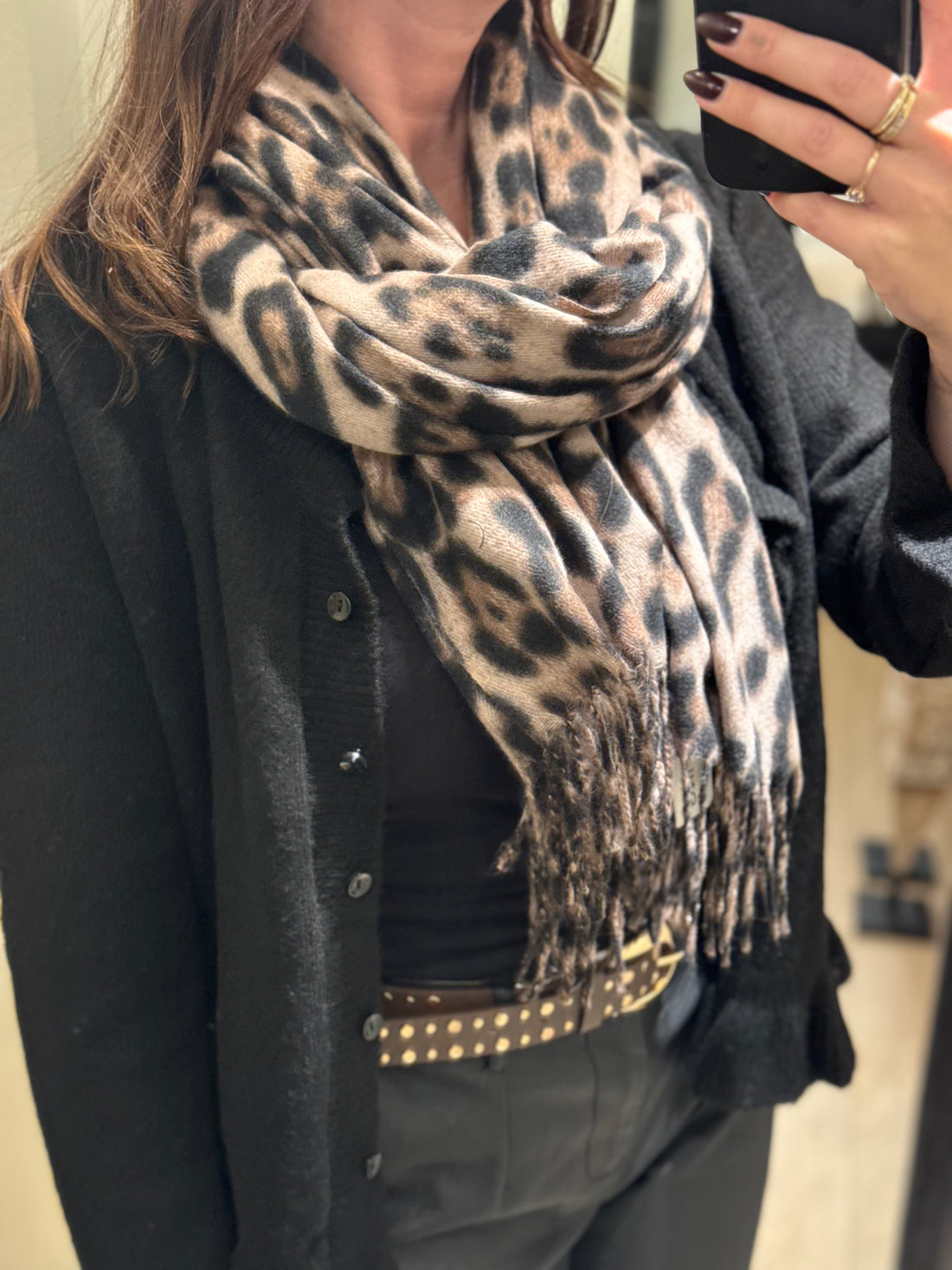 By Lagoni - Leo tørklæde - Brun