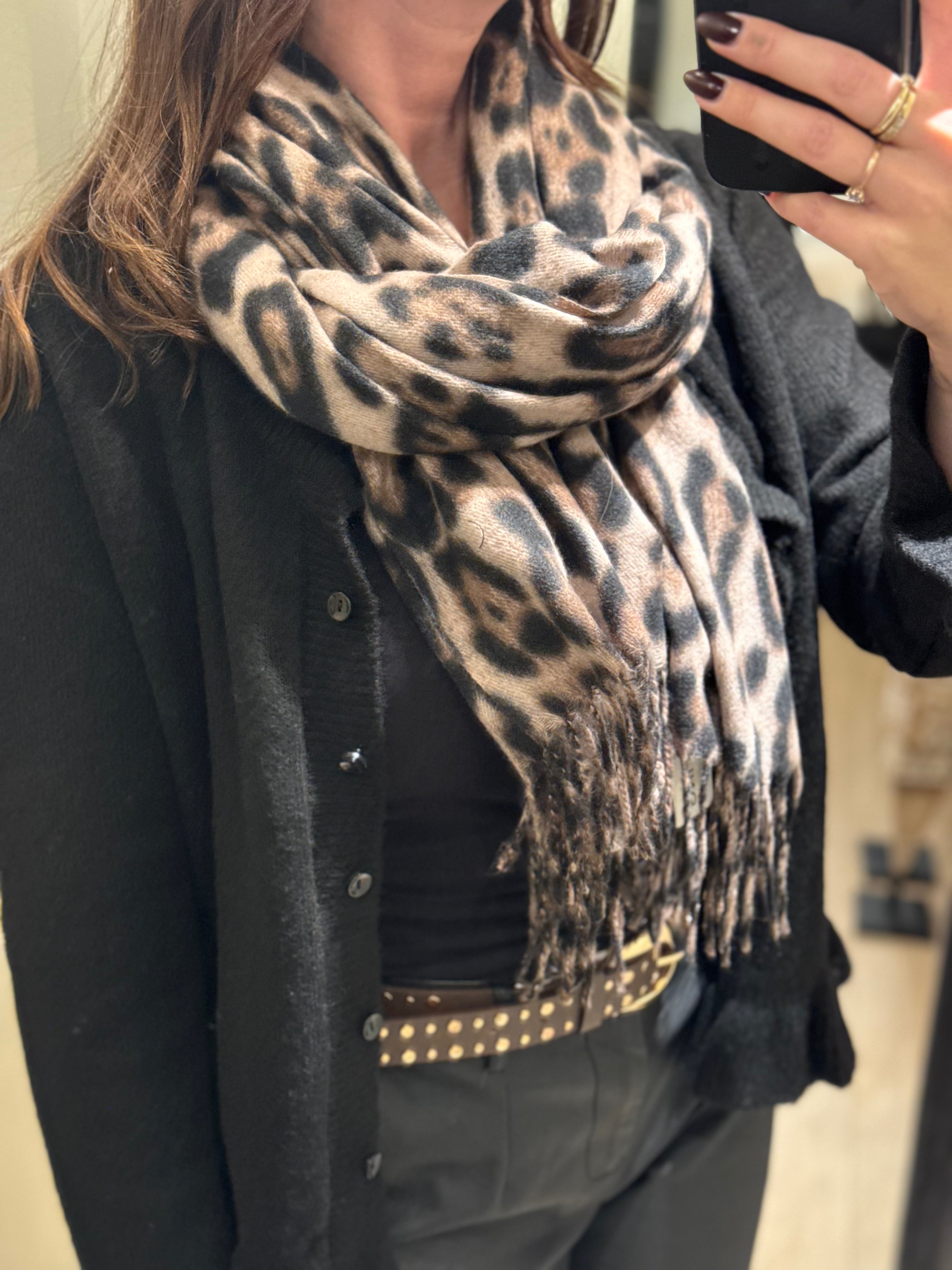 By Lagoni - Leo tørklæde - Brun