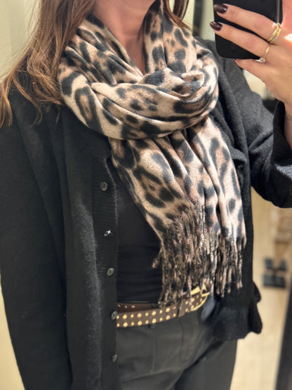 By Lagoni - Leo tørklæde - Brun