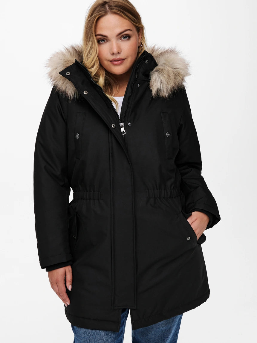 Only Carmakoma - Irena Parka - Jakke - Sort