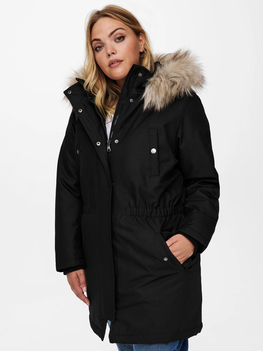 Only Carmakoma - Irena Parka - Jakke - Sort