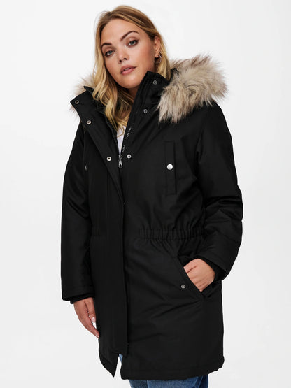 Only Carmakoma - Irena Parka - Jakke - Sort
