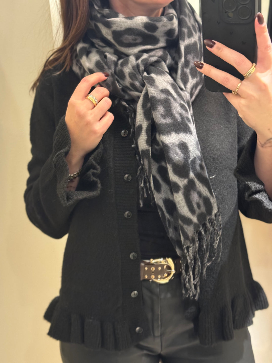 By Lagoni - Leo tørklæde - Grå