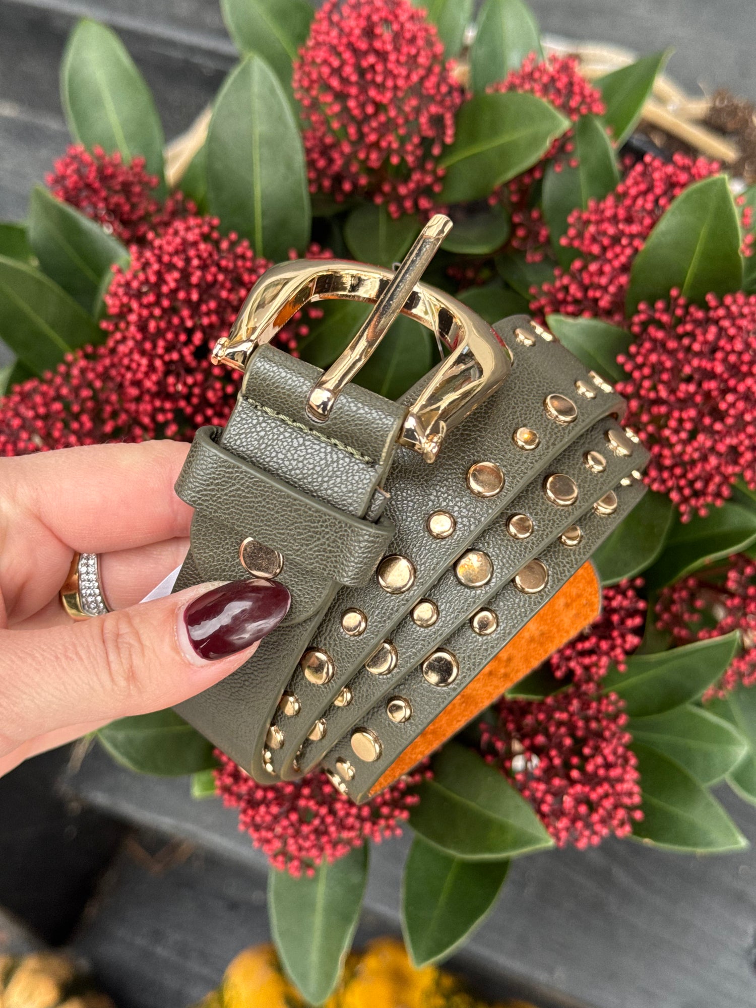 By Lagoni - Bælte - Grøn Guld