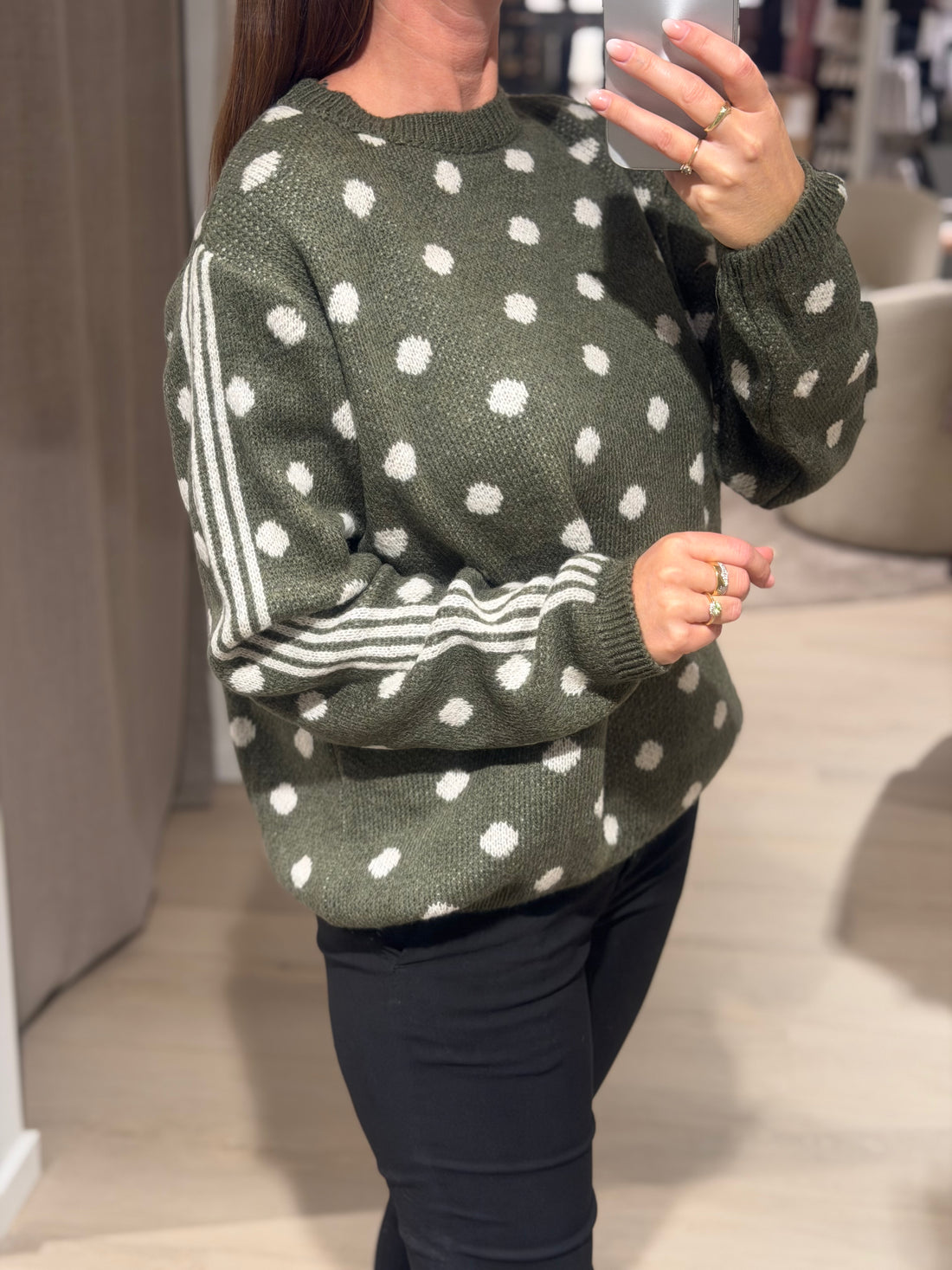 Marta Du Chateau - Bellora - Strik - Militær/Beige
