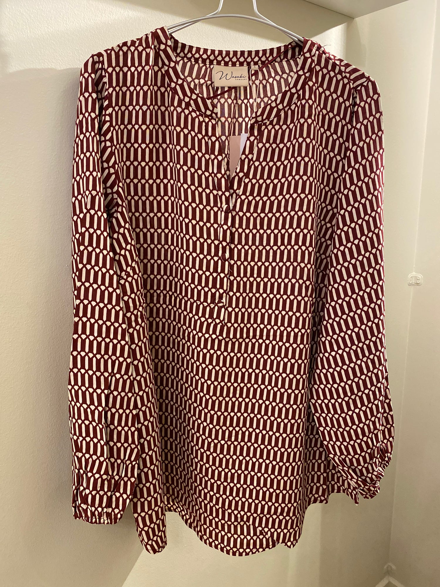 Wasabi - Nora 1 - Bluse Vinrød