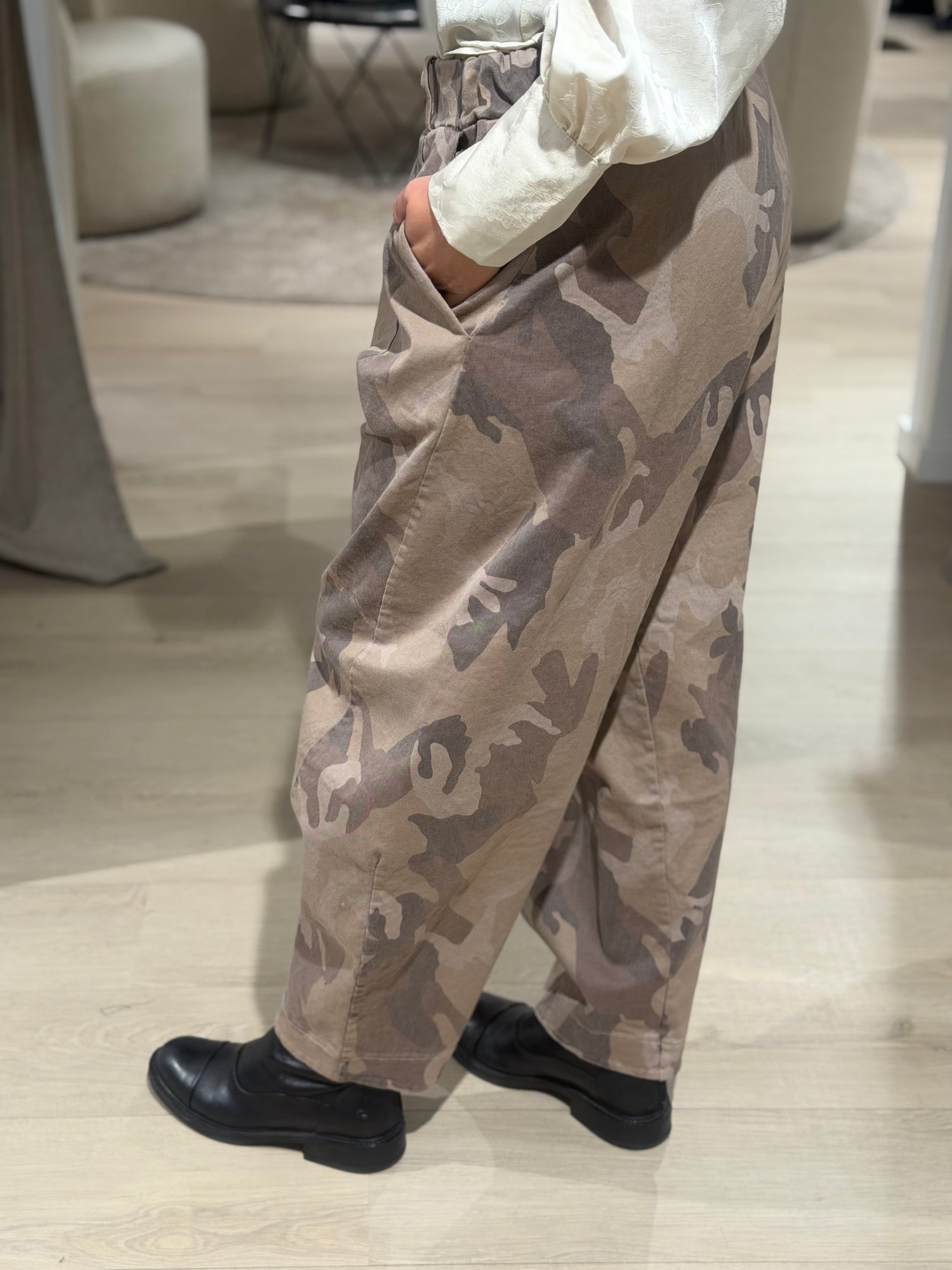 Marta Du Chateau - Beryl - Buks Beige Camouflage