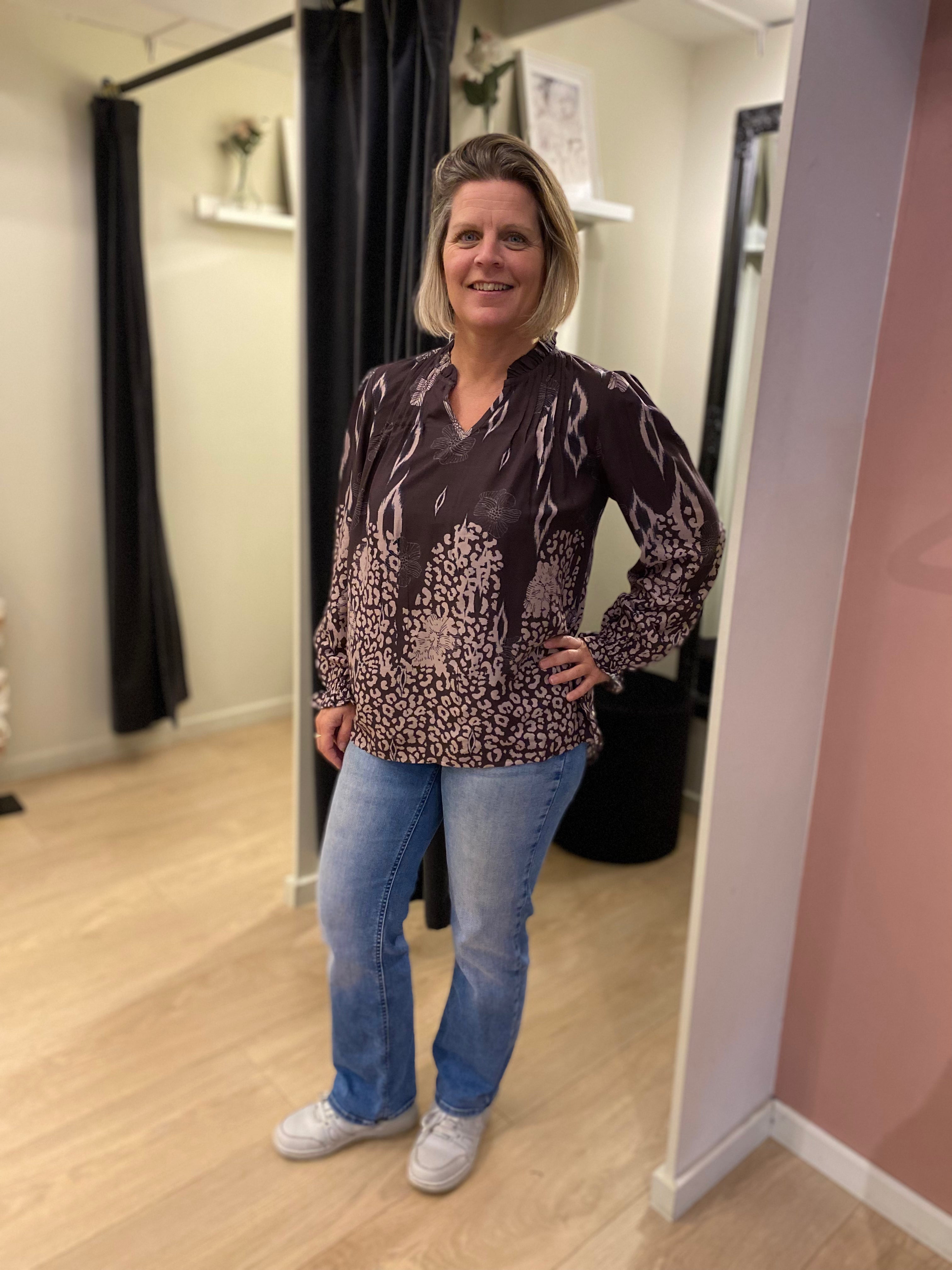 Ofelia - Laura - Bluse Chokolade