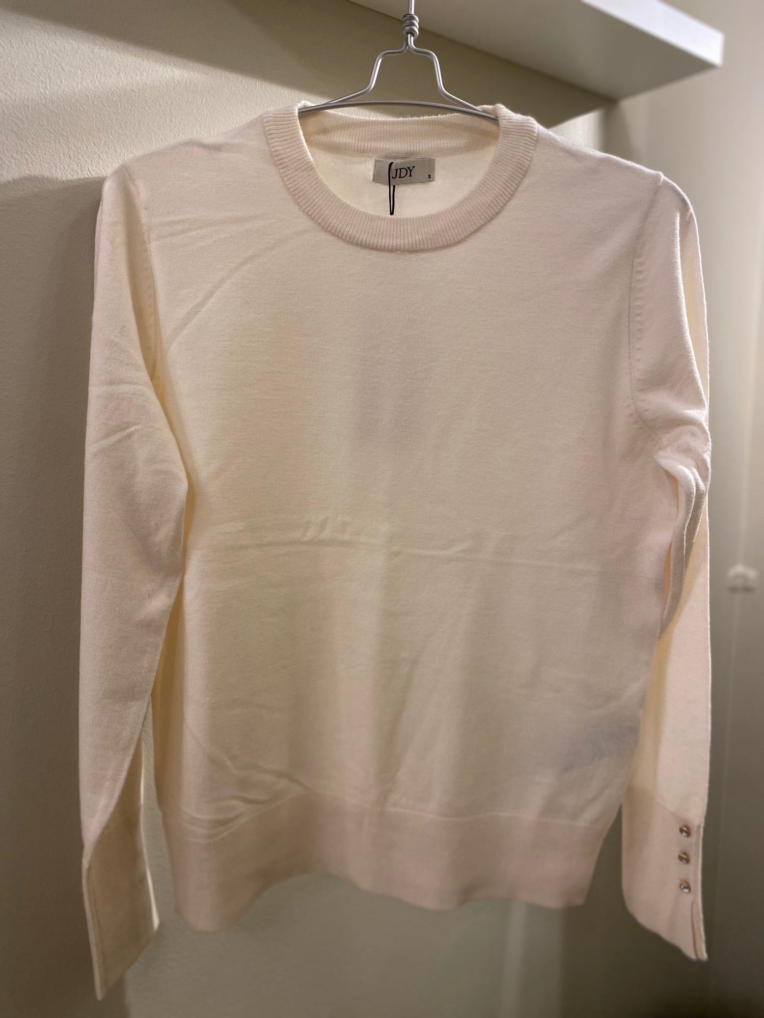 JDY - Malou - Bluse Råhvid