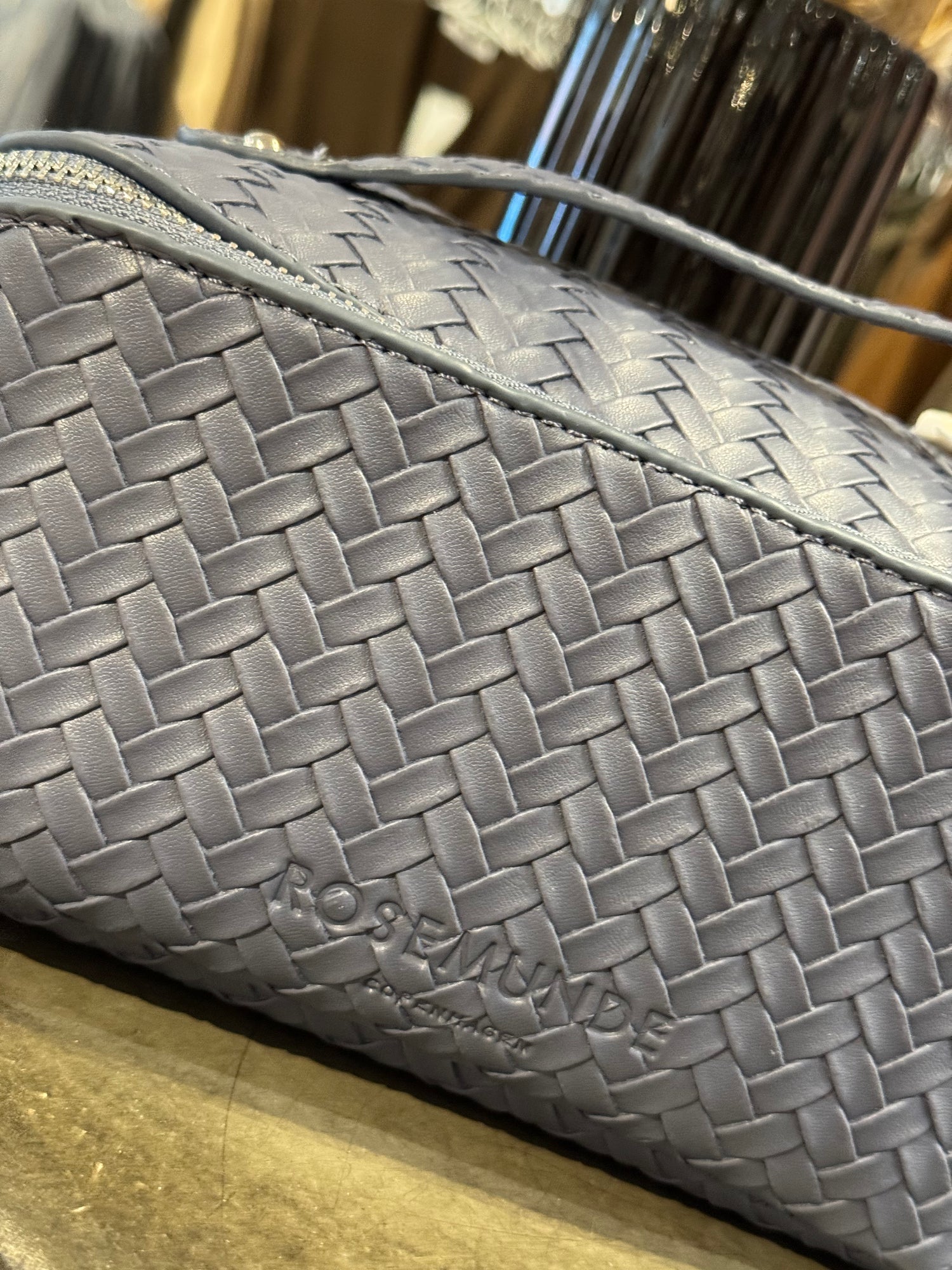 Rosemunde - Makeup Taske Dueblå tern