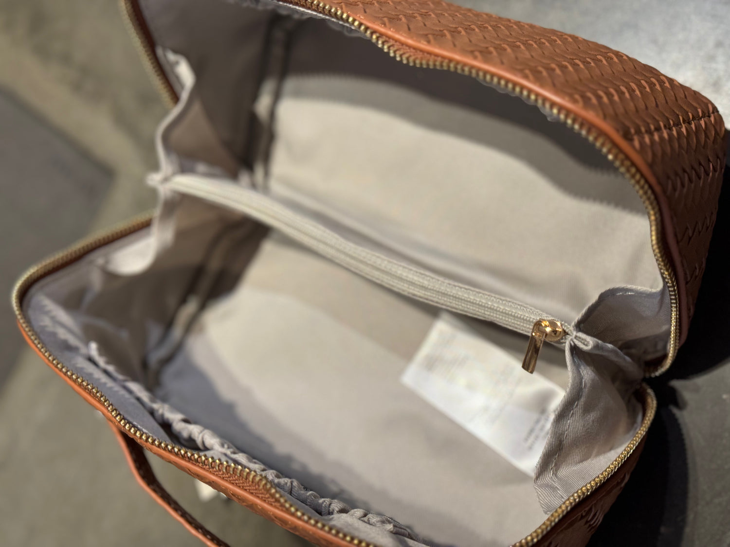 Rosemunde - Makeup Taske Cognac tern