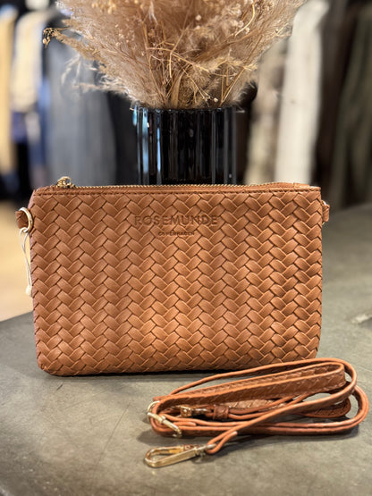 Rosemunde - Clutch - Cognac m. guld