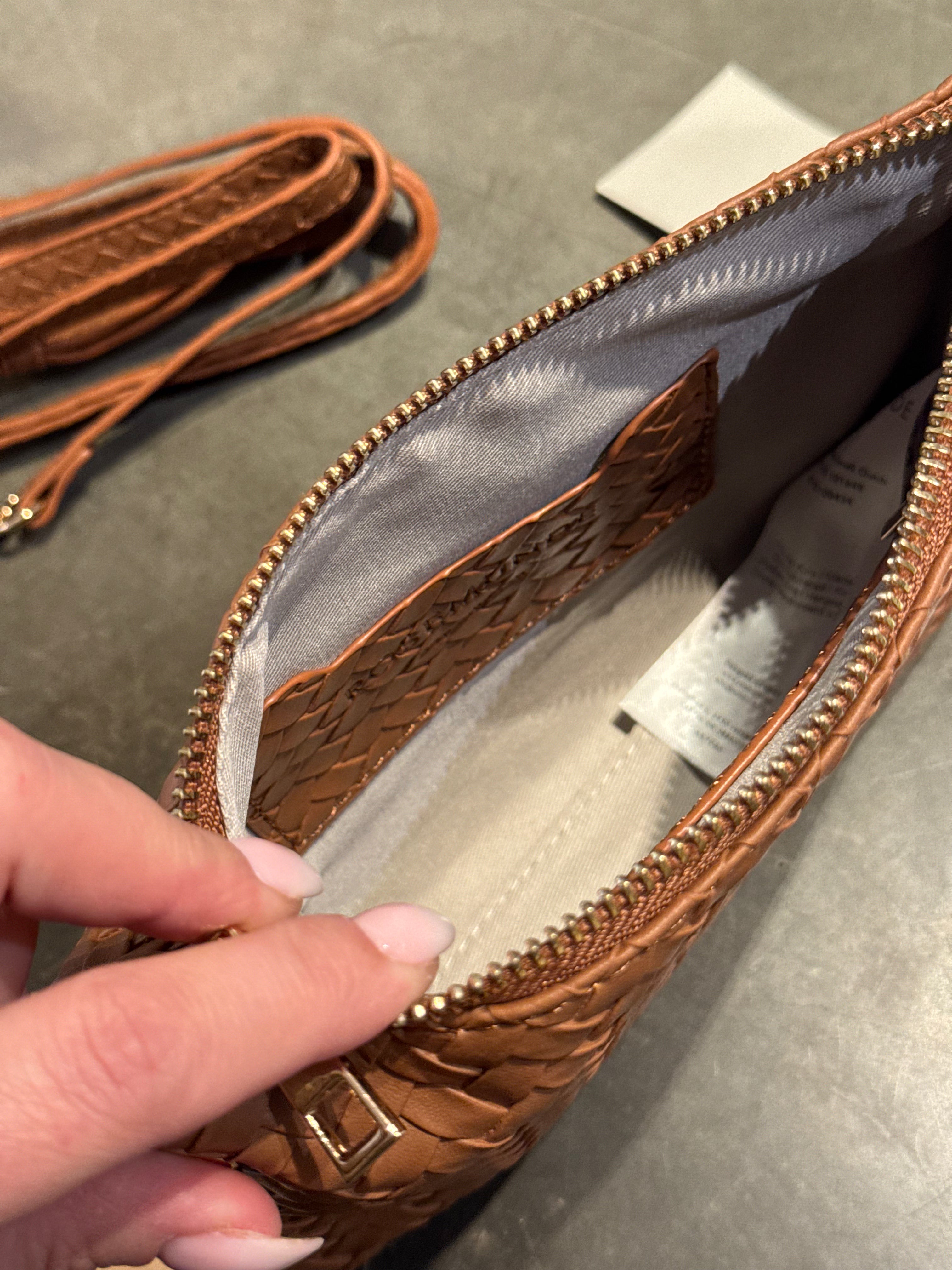 Rosemunde - Clutch - Cognac m. guld