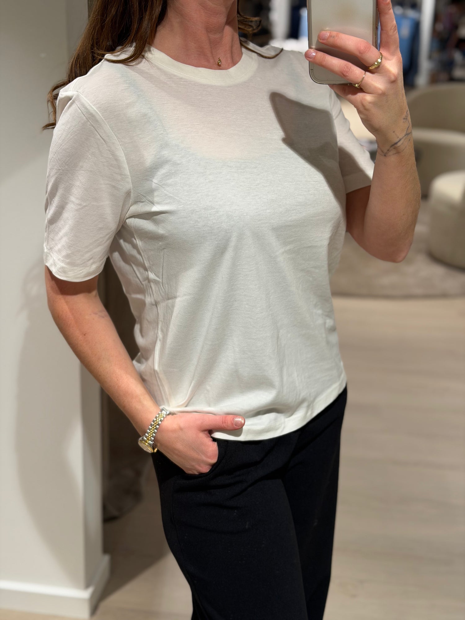 ONLY - Happy - T-shirt Hvid