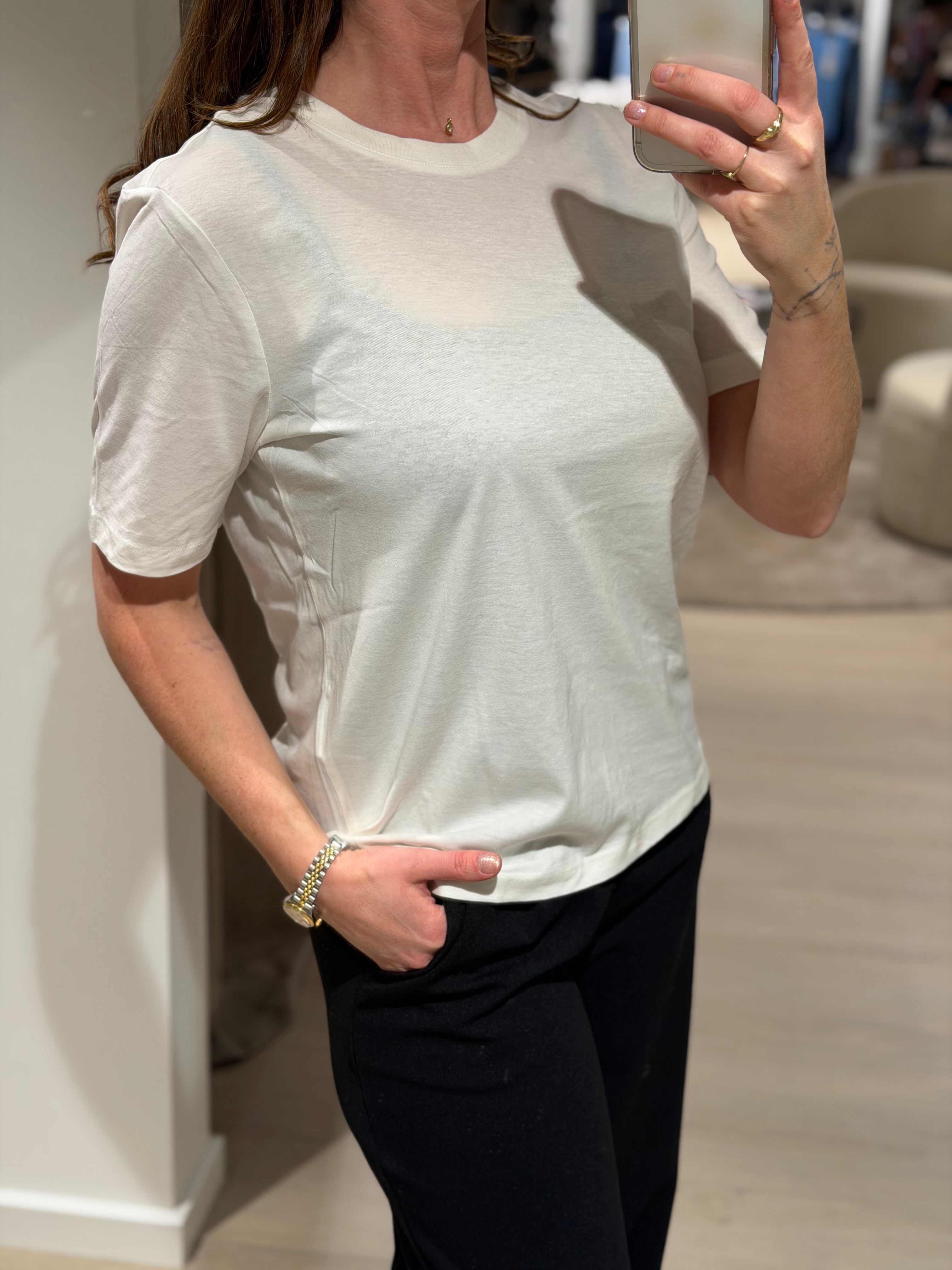 ONLY - Happy - T-shirt Hvid