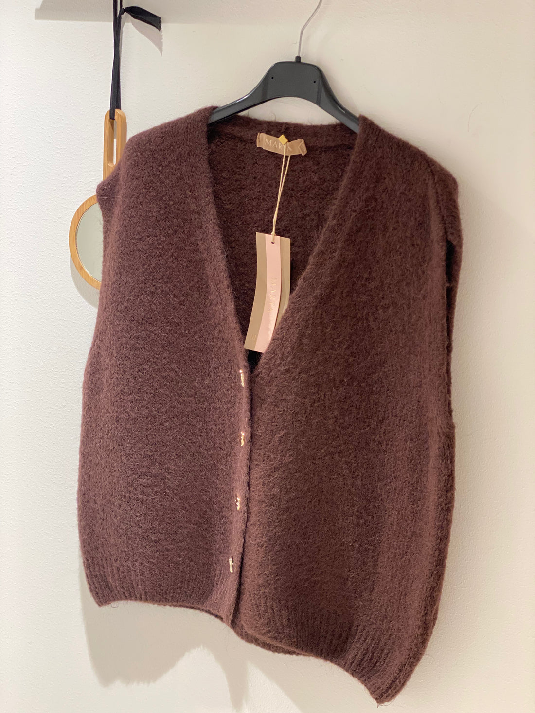 Marta - Amara - Vest Chokoladebrun