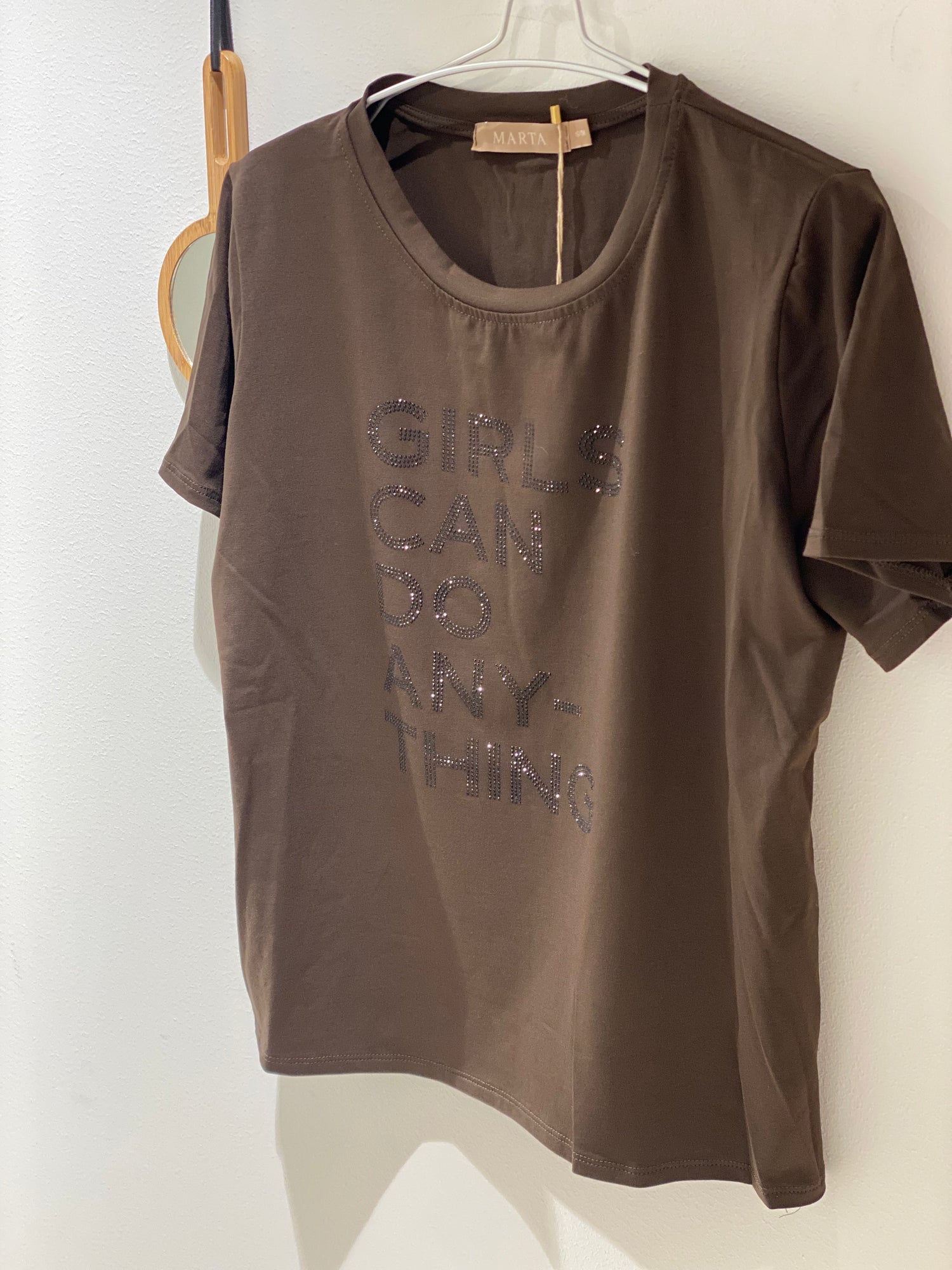 Marta - Sunshine - T-Shirt Chokoladebrun