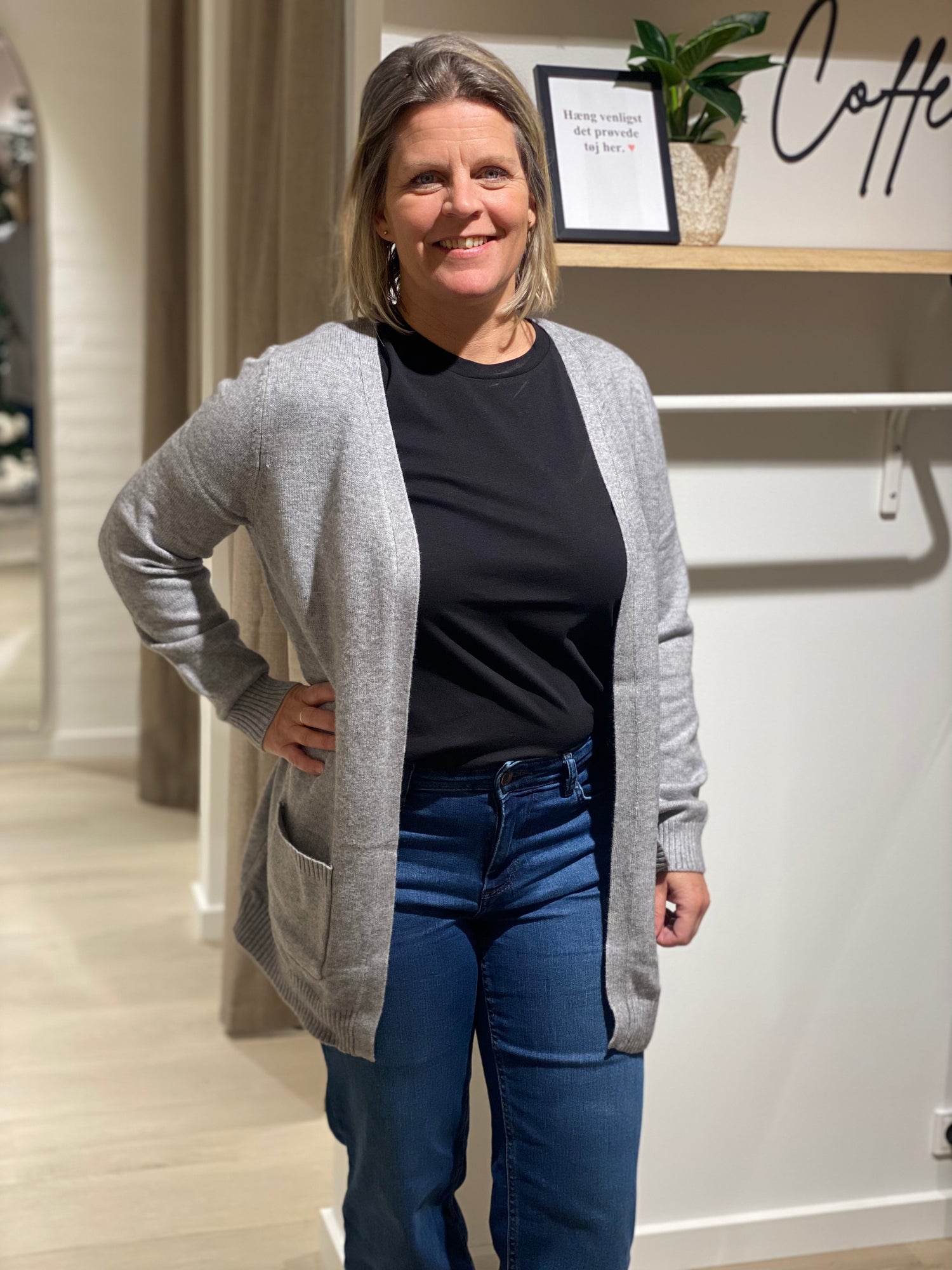 ONLY - Lesly - Cardigan Grå