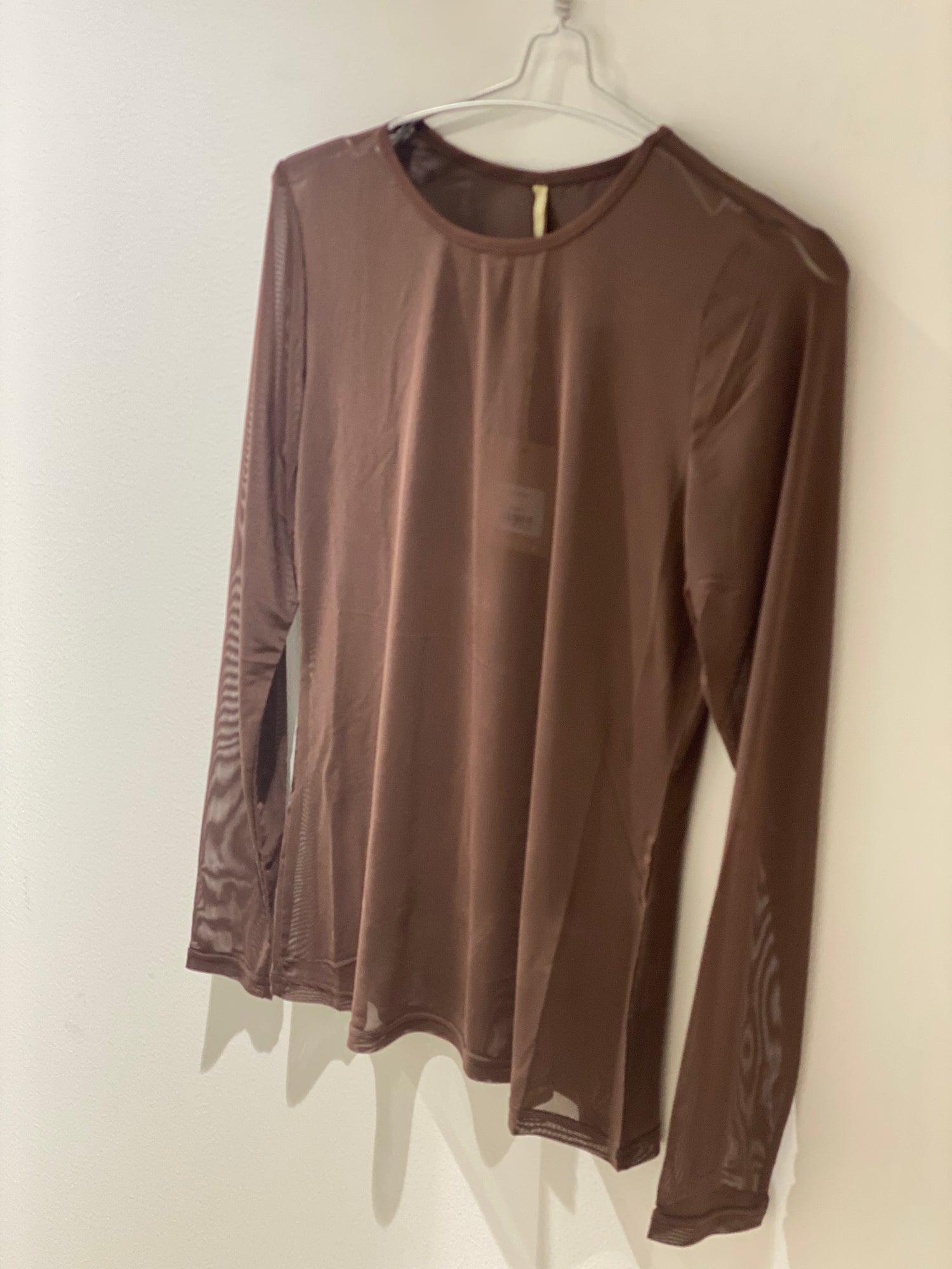 Ofelia - Gitti - Mesh Bluse Brun