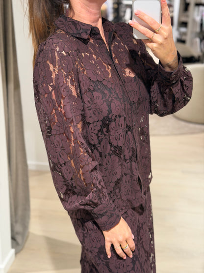 Soyaconcept - Jibi - Blonde skjorte Blomme