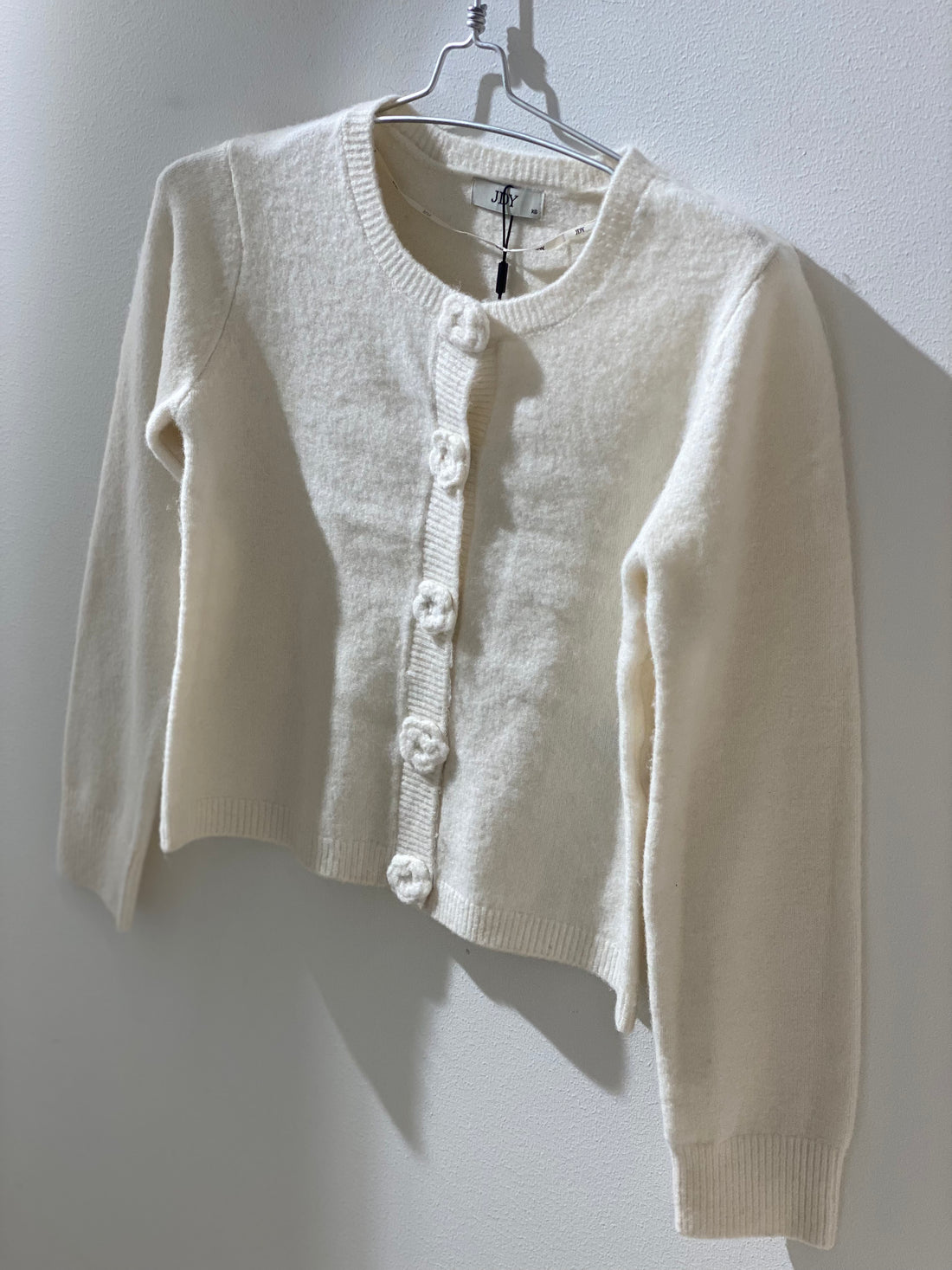 JDY - Haylee L/S - Cardigan Råhvid
