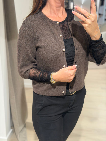 JDY - Rue Life - Cardigan - Bracken