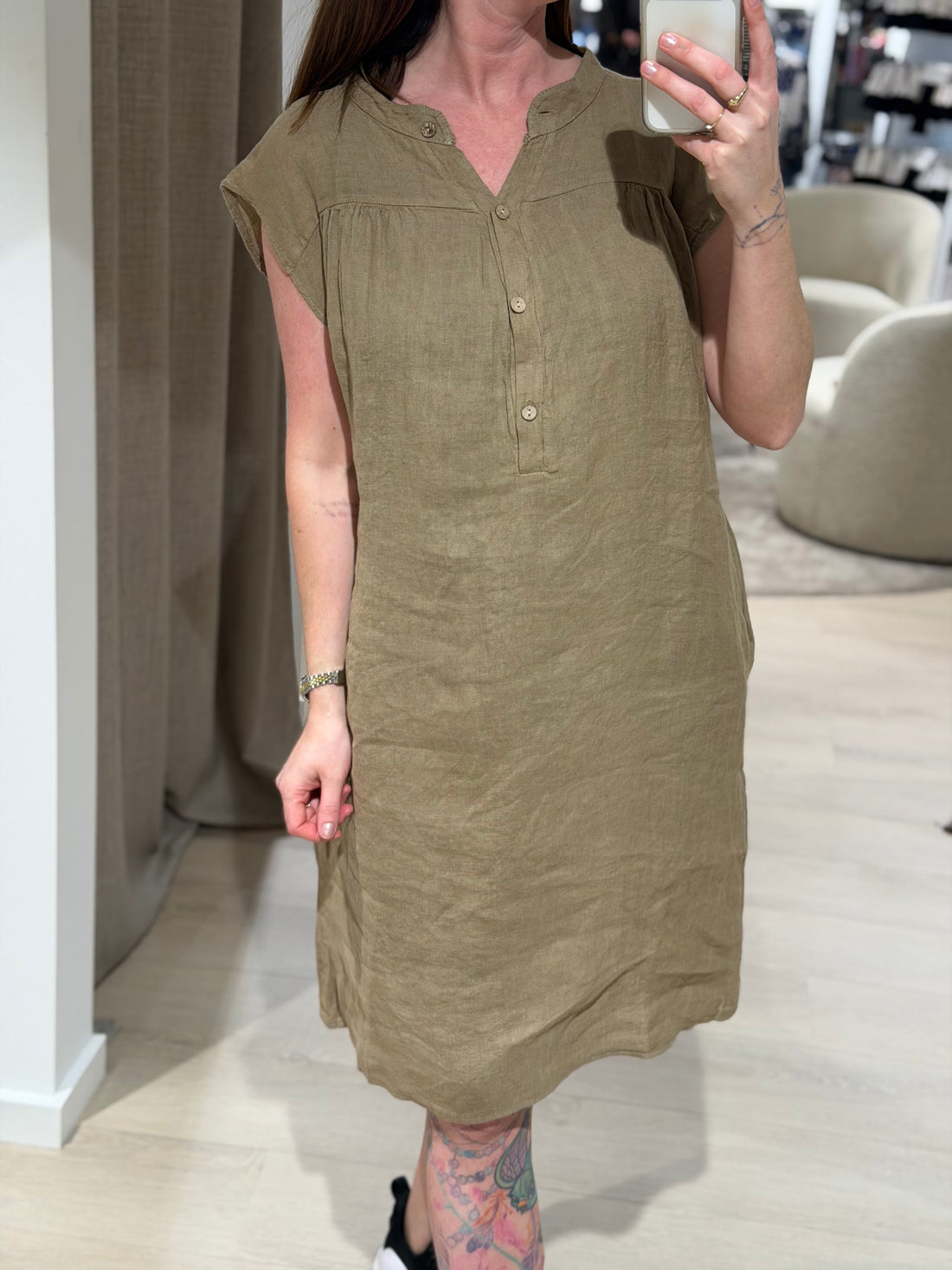 Marta - Luma - Kjole Beige