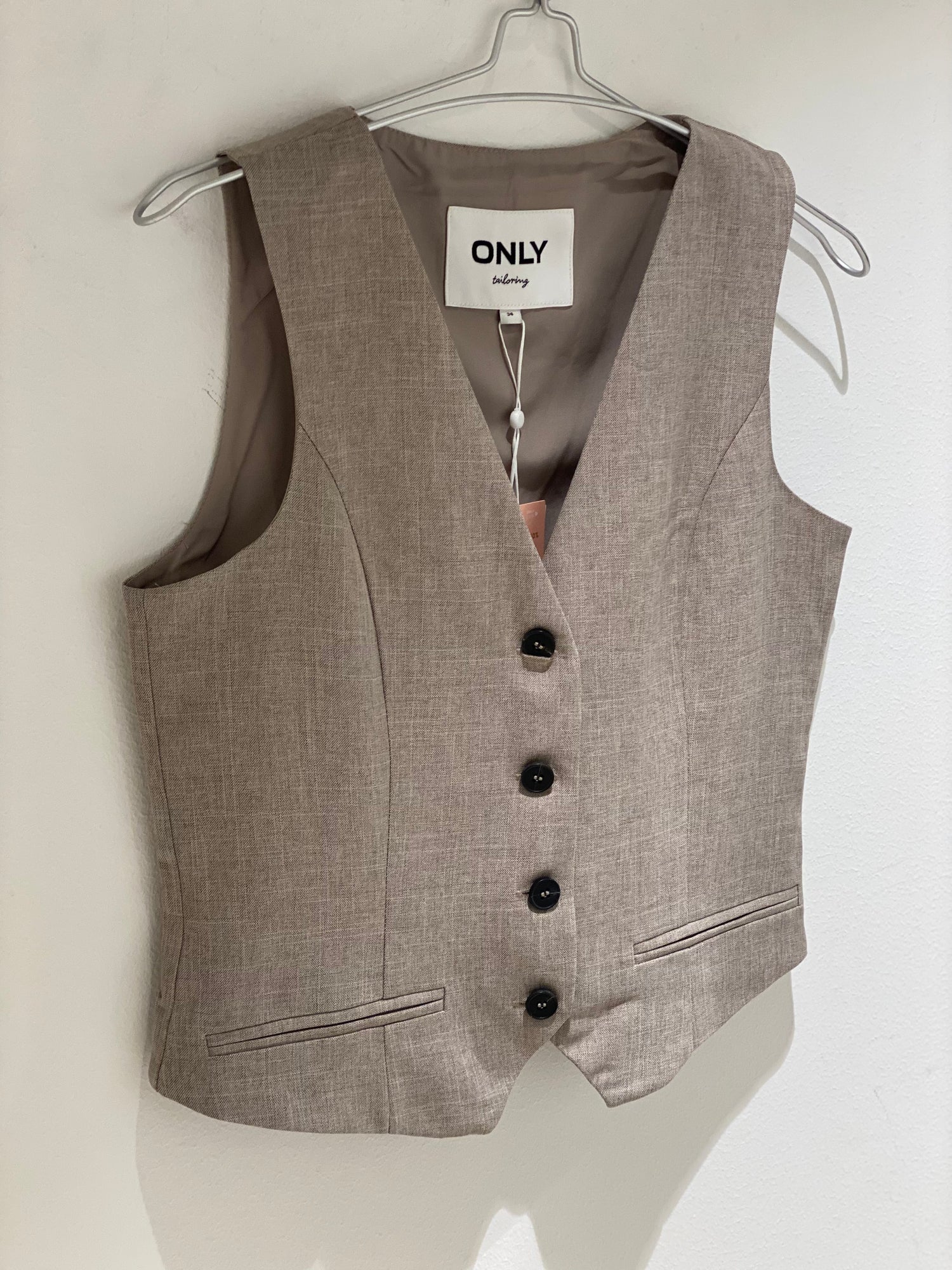 ONLY - Linda - Vest Beige