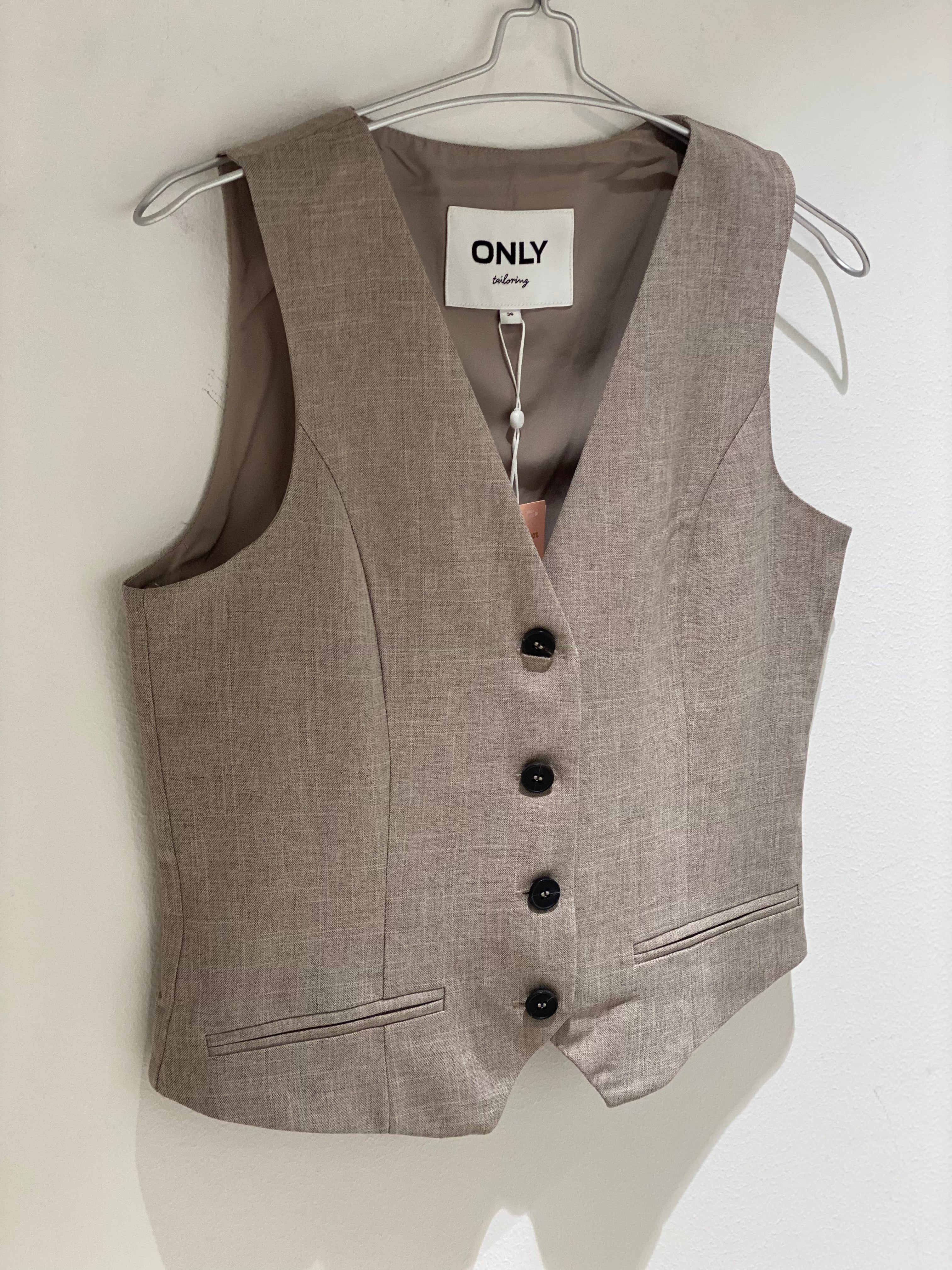ONLY - Linda - Vest Beige