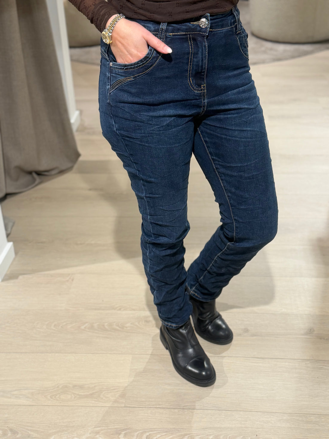 Karostar - Jeans - Mørk Denim