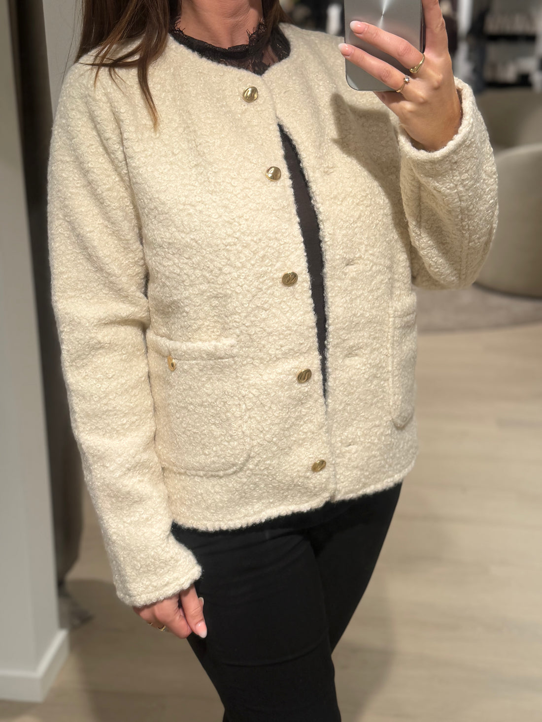 Soyaconcept - Shaima 12 - Jakke Creme