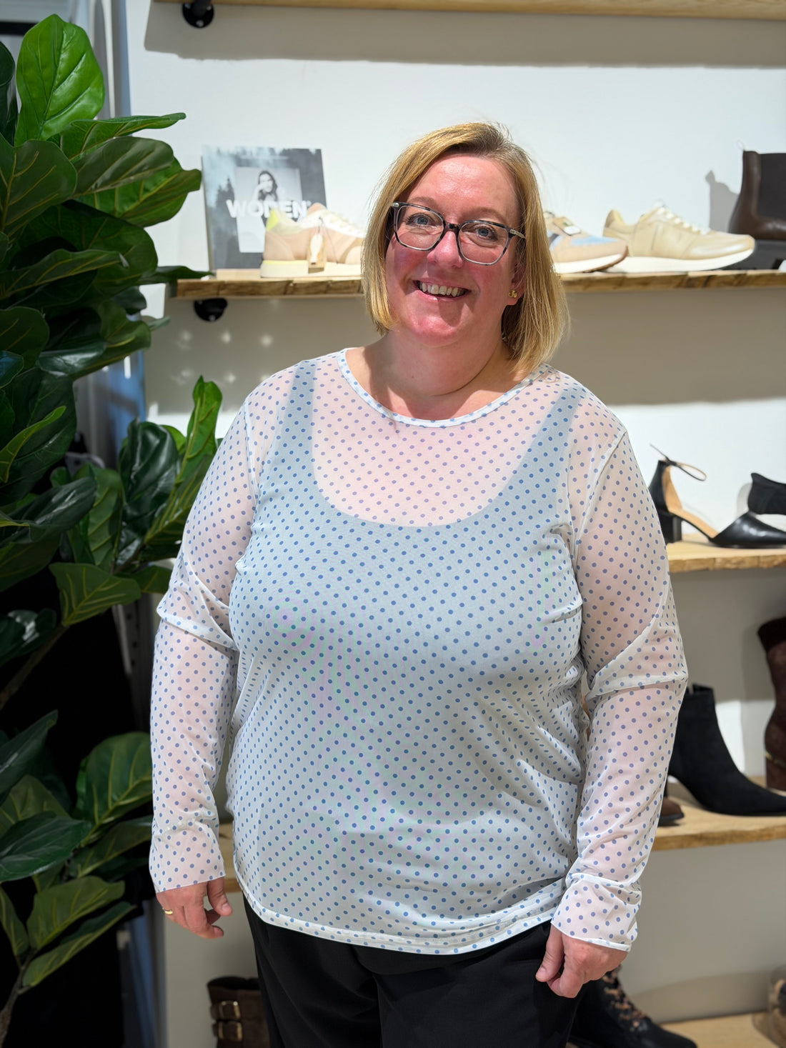 Cassiopeia - Gwenna Mesh - Bluse Hvid