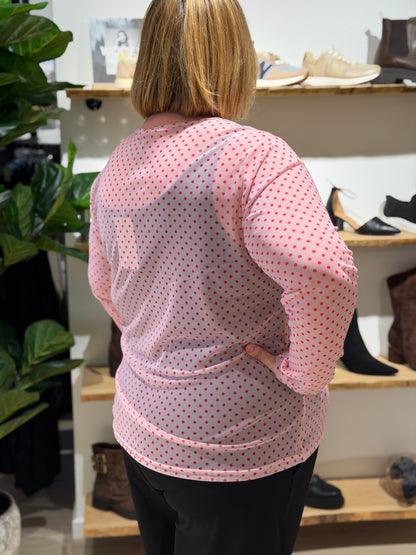 Cassiopeia - Gwenna Mesh - Bluse Rosa
