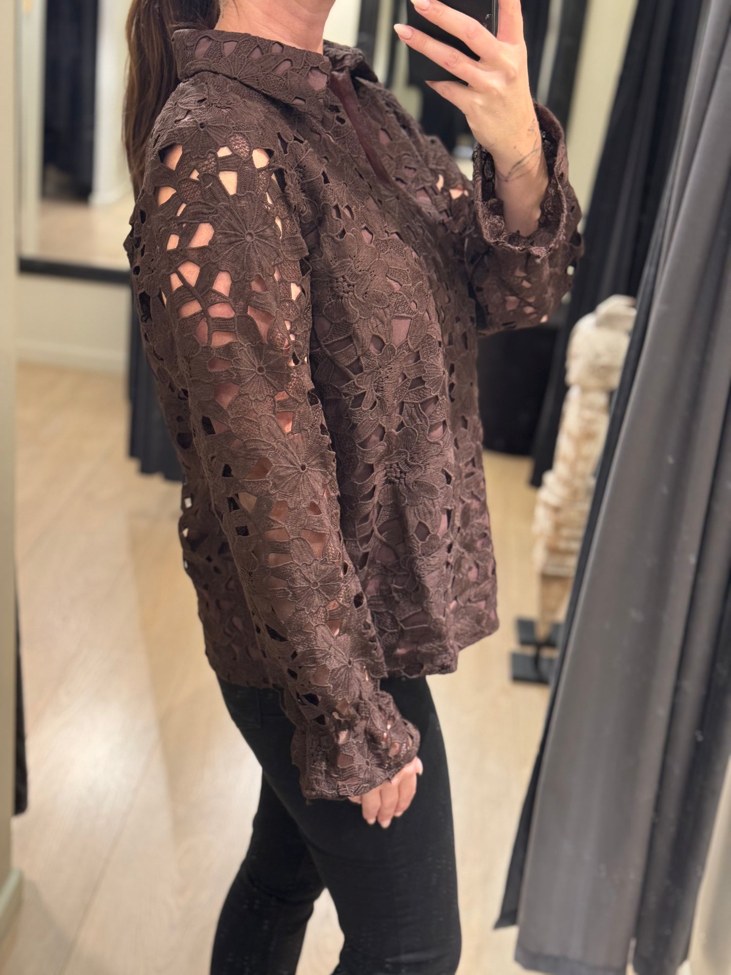 Ofelia - Oasis - Bluse Chokolade