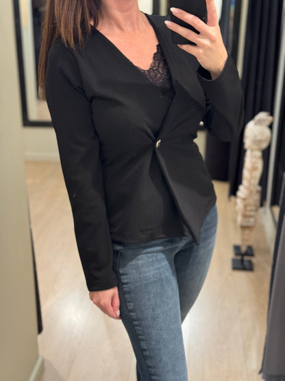 Sisters Point - Glut - Bluse Langærmet Sort