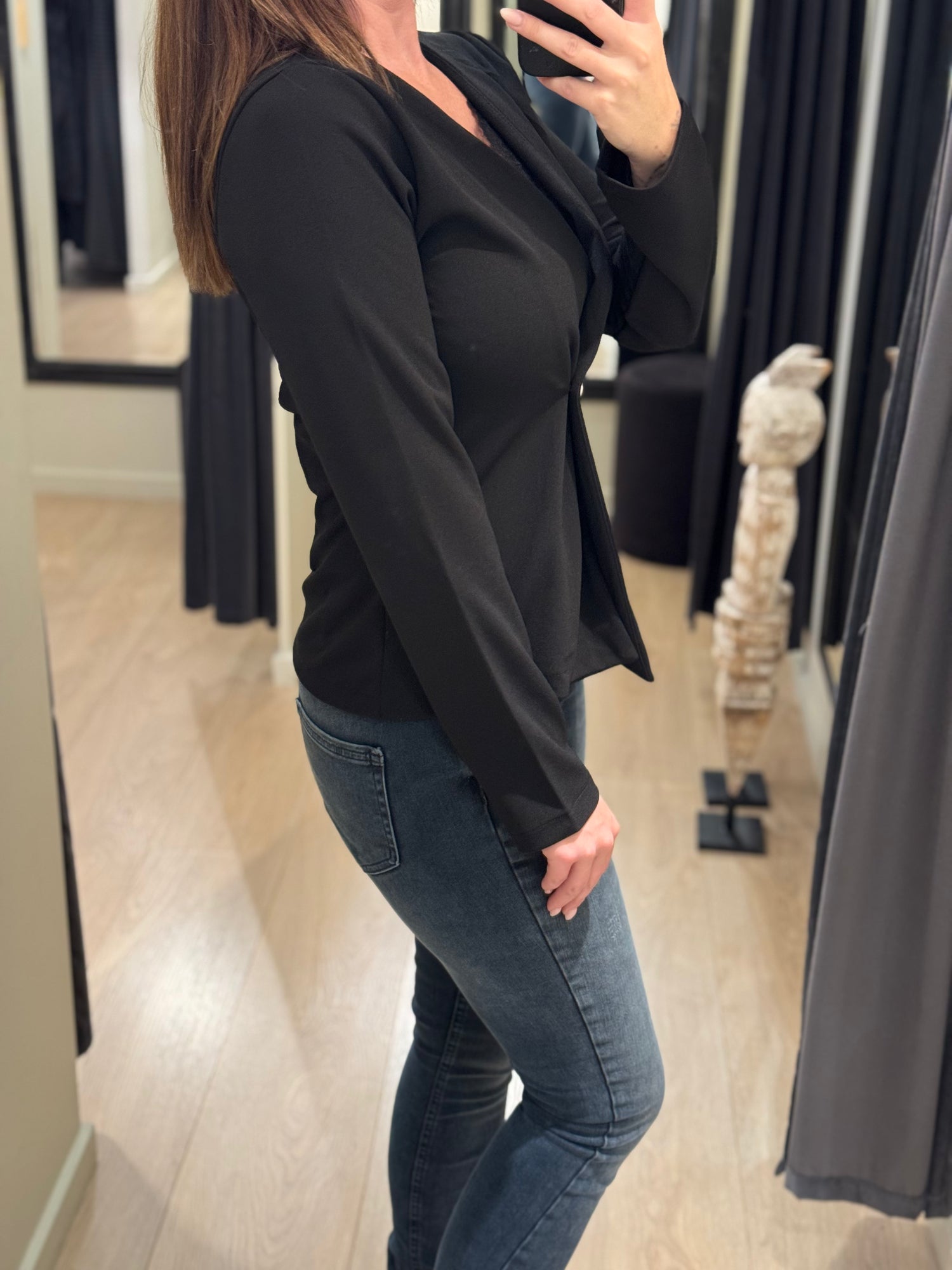 Sisters Point - Glut - Bluse Langærmet Sort